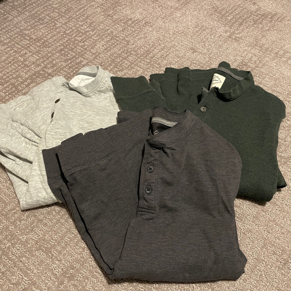 *BUNDLE* Three Men’s St. John’s Bay Long Sleeve Shirts